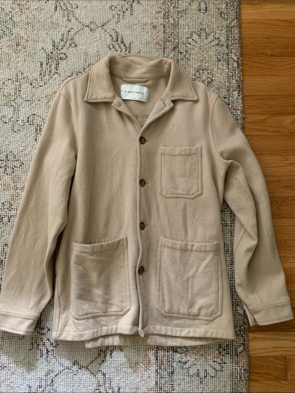 A Day’s March Wool Blend Chore Coat, Medium